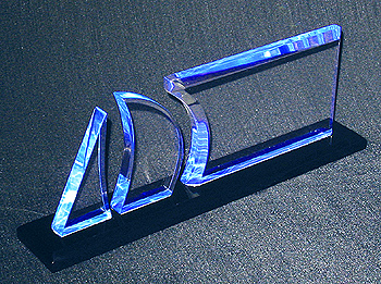 Blue Infused Sailing Trophy